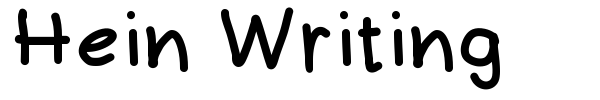 Hein Writing fuente