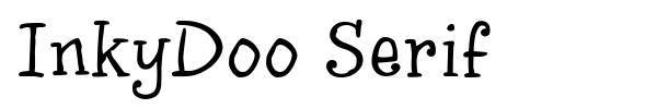 InkyDoo Serif fuente