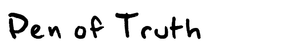 Pen of Truth fuente