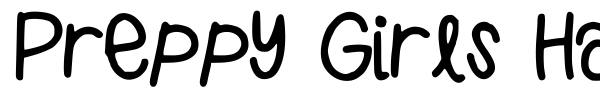 Preppy Girls Handwriting fuente