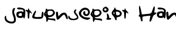 Saturnscript Handwritten fuente