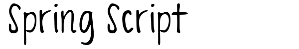 Spring Script fuente