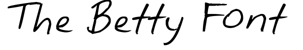 The Betty Font fuente