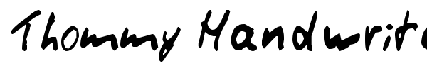 Thommy Handwrite fuente