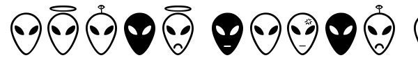 Alien Faces ST fuente