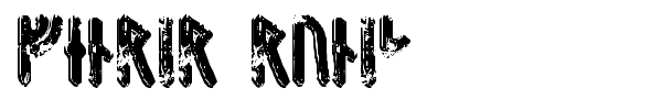 Fenrir Runic font preview