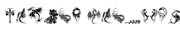 Tribal Dragons Tattoo Designs fuente