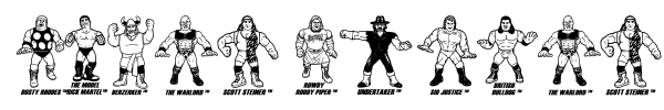 Retro Hasbro WWF Figures fuente