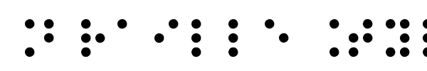 Braille Type fuente