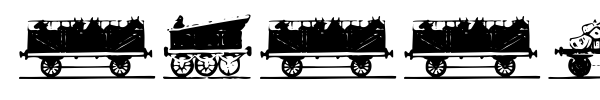 Eisenbahn font preview