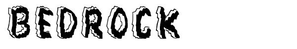 Bedrock font preview