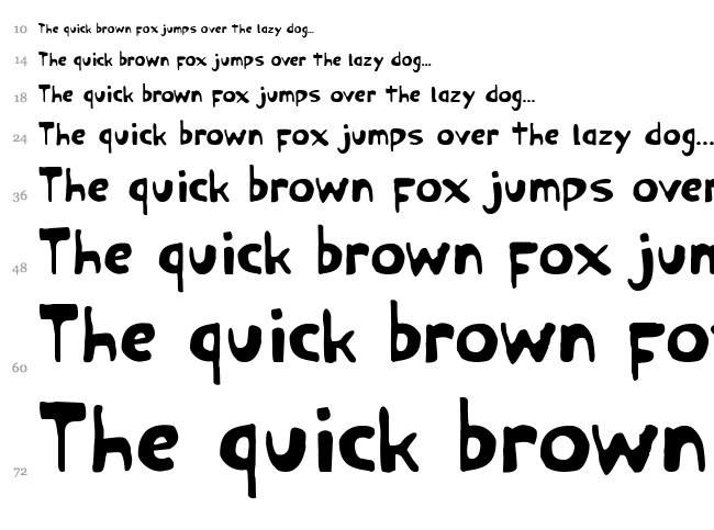 Ozymandias font waterfall