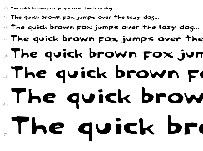 Ozymandias font waterfall