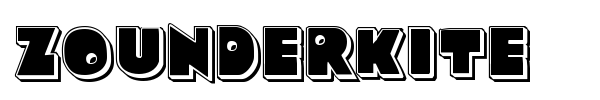Zounderkite font preview