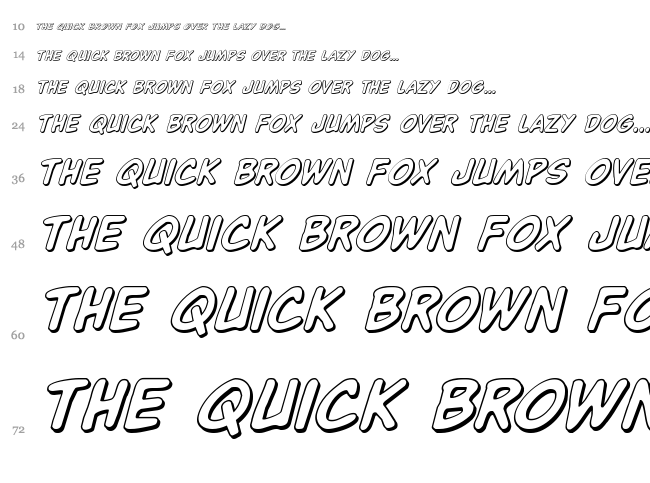 Buddy Champion font waterfall