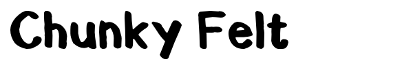 Chunky Felt fuente