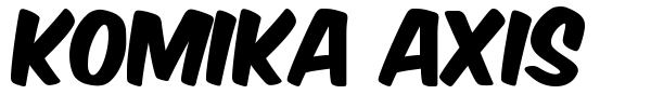 Komika Axis fuente