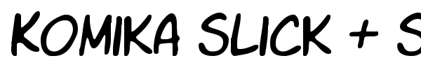 Komika Slick + Slim font preview