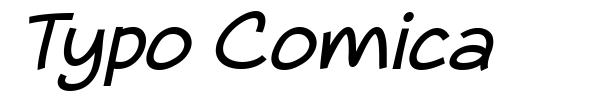 Typo Comica font preview