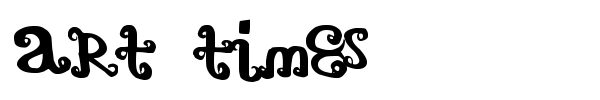 Art Times font preview