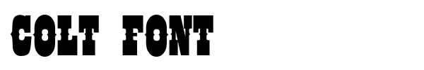 Colt Font fuente