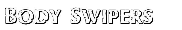 Body Swipers font preview