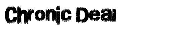 Chronic Deal font preview