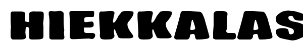 Hiekkalasi font preview