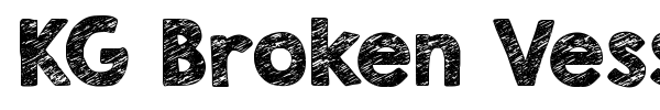 KG Broken Vessels Sketch font preview