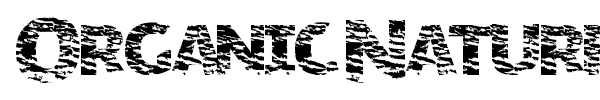 Organic Nature font preview