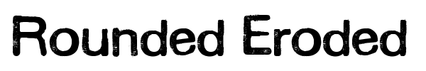 Rounded Eroded fuente