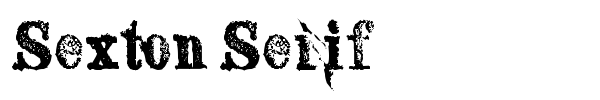 Sexton Serif fuente
