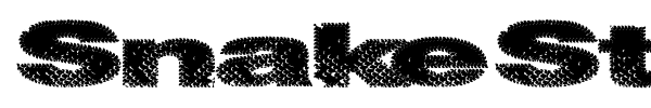 Snake Stitch font preview
