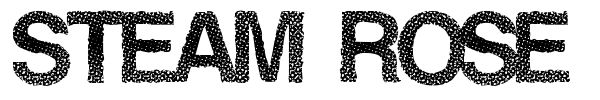 Steam Rose font preview