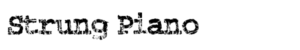 Strung Piano fuente