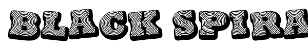 Black spiral fuente