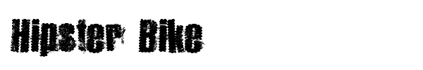 Hipster Bike font preview