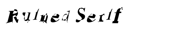 Ruined Serif fuente