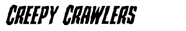 Creepy Crawlers font preview