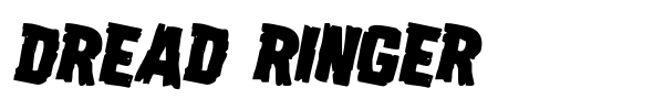 Dread Ringer font preview