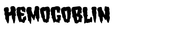 Hemogoblin font preview