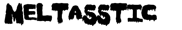 Meltasstic font preview