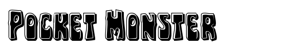 Pocket Monster font preview