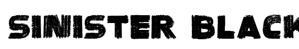 Sinister Black fuente