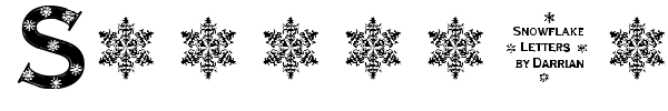 Snowflake Letters fuente