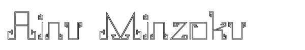 Ainu Minzoku fuente