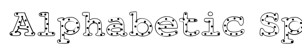 Alphabetic Sprinkles fuente