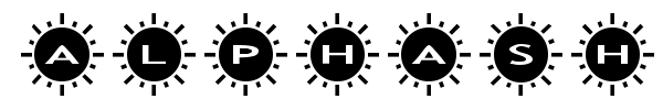 AlphaShapes Sunshine 2 fuente