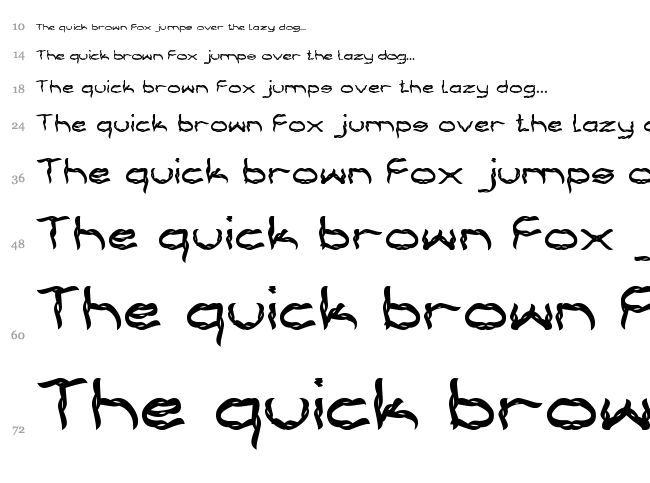 Bracelet font waterfall