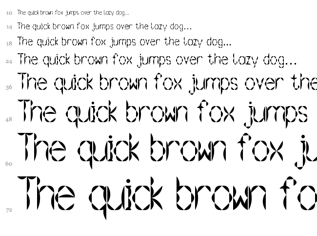 Gramoclericton font waterfall